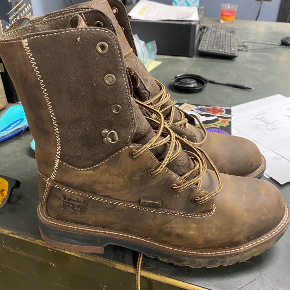 Timberland pros alloy toe size 10